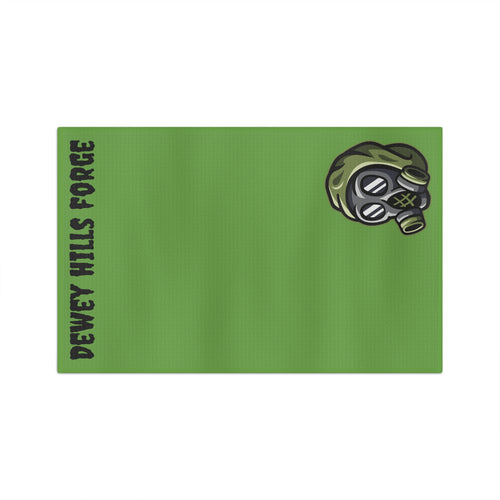 Dewey Hills Forge Microfiber Tea Towel — Gas Mask Logo Kitchen Towel